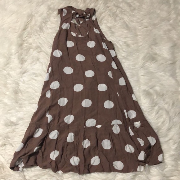 Loft hi-low polka dot sleeveless dress Small - Picture 5 of 7